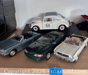 MaxSold Auction: Lot of 4 1:24 Die-Cast Model Cars, Mixed Makes/Colors - Marietta (Georgia, USA) PARTNER MANAGED Estate Sale Online Auction - Casteel Park Drive Southwest