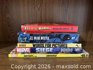 MaxSold Auction: Lot of 5 Marvel Superhero Graphic Novels (Hardcover & Paperback) - Marietta (Georgia, USA) PARTNER MANAGED Estate Sale Online Auction - Casteel Park Drive Southwest