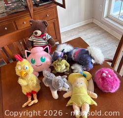 MaxSold Auction: Lot of 6–10 Small to Medium Multicolor Plush / Stuffed Animals - Marietta (Georgia, USA) PARTNER MANAGED Estate Sale Online Auction - Casteel Park Drive Southwest