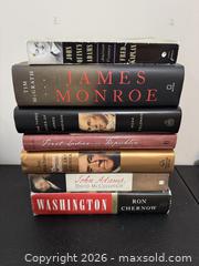MaxSold Auction: Lot of 7 Hardcover History Books - U.S. Presidents & American History - Marietta (Georgia, USA) PARTNER MANAGED Estate Sale Online Auction - Casteel Park Drive Southwest