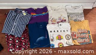 MaxSold Auction: Lot of 8 TSHIRTS: Marvel, Walt Disney World, Figment, Spider-Man, Captain America - Marietta (Georgia, USA) PARTNER MANAGED Estate Sale Online Auction - Casteel Park Drive Southwest