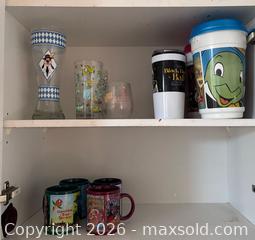 MaxSold Auction: Lot of Mugs, Drinking Glasses & Decorative Bowl (32 pcs) Disney and AdventureLand items - Marietta (Georgia, USA) PARTNER MANAGED Estate Sale Online Auction - Casteel Park Drive Southwest