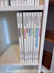 MaxSold Auction: Lot of VALUE TALES children's paperback books and 3-tiered white bookshelf - Marietta (Georgia, USA) PARTNER MANAGED Estate Sale Online Auction - Casteel Park Drive Southwest