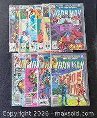 MaxSold Auction: Marvel The Invincible Iron Man Comics Lot #164–173 (10) - Marietta (Georgia, USA) PARTNER MANAGED Estate Sale Online Auction - Casteel Park Drive Southwest