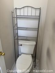 MaxSold Auction: Metal Over-the-Toilet Shelf, Silver, 3 Tiers - Marietta (Georgia, USA) PARTNER MANAGED Estate Sale Online Auction - Casteel Park Drive Southwest