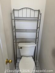 MaxSold Auction: Metal Over-the-Toilet Shelf, Silver, 3 Tiers - Marietta (Georgia, USA) PARTNER MANAGED Estate Sale Online Auction - Casteel Park Drive Southwest