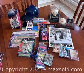 MaxSold Auction: Mixed Sports Memorabilia Lot — Braves, Cubs, Broncos & More - Marietta (Georgia, USA) PARTNER MANAGED Estate Sale Online Auction - Casteel Park Drive Southwest