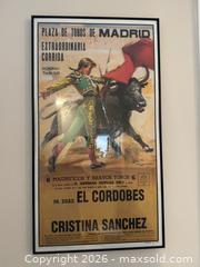 MaxSold Auction: Plaza de Toros de Madrid Framed Artwork - Marietta (Georgia, USA) PARTNER MANAGED Estate Sale Online Auction - Casteel Park Drive Southwest
