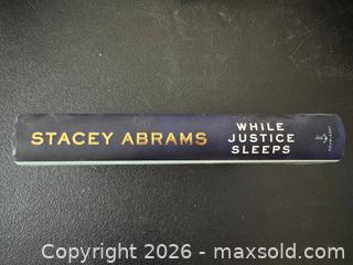 MaxSold Auction: Signed Hardcover Stacey Abrams book While Justice Sleeps - Marietta (Georgia, USA) PARTNER MANAGED Estate Sale Online Auction - Casteel Park Drive Southwest