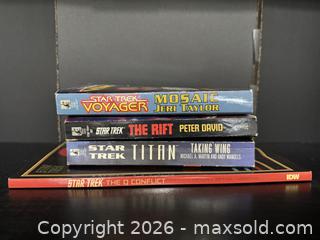 MaxSold Auction: Star Trek Book Lot - 4 Titles  - Marietta (Georgia, USA) PARTNER MANAGED Estate Sale Online Auction - Casteel Park Drive Southwest