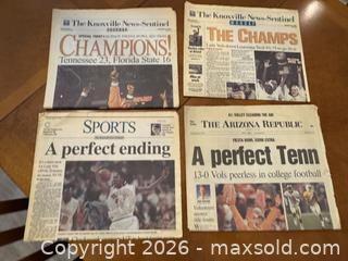 MaxSold Auction: Tennessee Volunteers FANS - Collector Newspapers, Magazines, Programs, Framed Artwork & Memorabilia - Marietta (Georgia, USA) PARTNER MANAGED Estate Sale Online Auction - Casteel Park Drive Southwest