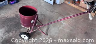 MaxSold Auction: Unbranded Hand Push Spreader Seed/Fertilizer, Maroon - Marietta (Georgia, USA) PARTNER MANAGED Estate Sale Online Auction - Casteel Park Drive Southwest