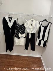 MaxSold Auction: Vintage Black & White Polka Dot Dresses/Blouse/Pants Size 9 - Marietta (Georgia, USA) PARTNER MANAGED Estate Sale Online Auction - Casteel Park Drive Southwest