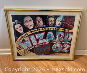 MaxSold Auction: Wizard of Oz and Don Quixote Framed Posters and Prints - Marietta (Georgia, USA) PARTNER MANAGED Estate Sale Online Auction - Casteel Park Drive Southwest