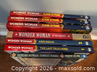 MaxSold Auction: Wonder Woman Trade Paperback Lot — DC Comics (7 books) - Marietta (Georgia, USA) PARTNER MANAGED Estate Sale Online Auction - Casteel Park Drive Southwest