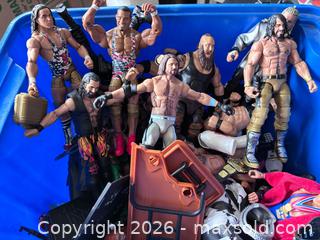 MaxSold Auction: WWE/WWF Action Figure Lot with Ring, Ladder & Accessories - Edge, Kevin Nash, Triple H and more! - Marietta (Georgia, USA) PARTNER MANAGED Estate Sale Online Auction - Casteel Park Drive Southwest