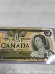 MaxSold Auction: 1969 Canadian $20 bank note  - Windsor (Ontario, Canada) SELLER MANAGED Reseller Online Auction - Byng Road