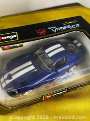 MaxSold Auction: Bburago 1996 Dodge Viper GTS Coupe 1:18 scale die-cast .  - Windsor (Ontario, Canada) SELLER MANAGED Reseller Online Auction - Byng Road