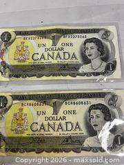 MaxSold Auction: Lot of 3 - 1973 Canadian one-dollar banknotes - Windsor (Ontario, Canada) SELLER MANAGED Reseller Online Auction - Byng Road