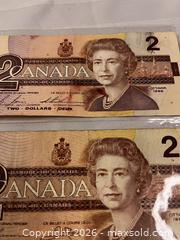 MaxSold Auction: Lot of 3 - 1986 Canadian $2 banknotes - Windsor (Ontario, Canada) SELLER MANAGED Reseller Online Auction - Byng Road