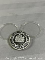 MaxSold Auction: Queen Elizabeth II 1926-2022 High Quality Silver plated coin - Windsor (Ontario, Canada) SELLER MANAGED Reseller Online Auction - Byng Road