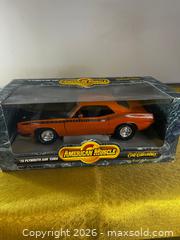 MaxSold Auction: Vintage American Muscle '70 Plymouth AAR 'Cuda - 1:18" Scale - Windsor (Ontario, Canada) SELLER MANAGED Reseller Online Auction - Byng Road