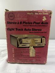 MaxSold Auction: Vintage Kraco KS-400 8-track car stereo tape player - Windsor (Ontario, Canada) SELLER MANAGED Reseller Online Auction - Byng Road
