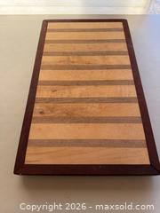 MaxSold Auction: Large Vintage Footed Wooden Cutting Board - Mountain View (California, USA) SELLER MANAGED Estate Sale Online Auction - Clark Avenue