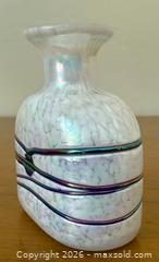 MaxSold Auction: Vintage Beautiful Iridescent Art Glass Vase Bottle - Mountain View (California, USA) SELLER MANAGED Estate Sale Online Auction - Clark Avenue