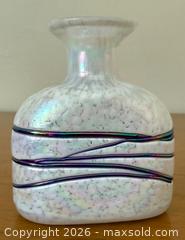 MaxSold Auction: Vintage Beautiful Iridescent Art Glass Vase Bottle - Mountain View (California, USA) SELLER MANAGED Estate Sale Online Auction - Clark Avenue