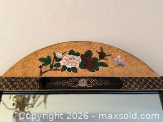 MaxSold Auction: Vintage Black Lacquer Chinoiserie Scenery Black and Gold Wall Mirror - Mountain View (California, USA) SELLER MANAGED Estate Sale Online Auction - Clark Avenue