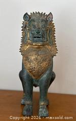 MaxSold Auction: Vintage Brass Khmer Lion Foo Foo Dog Chinese Cambodia Asian Buddhist Statue - Mountain View (California, USA) SELLER MANAGED Estate Sale Online Auction - Clark Avenue
