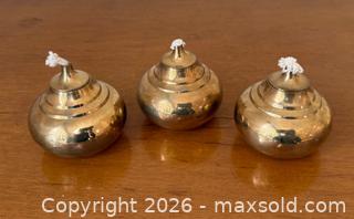 MaxSold Auction: Vintage Brass Oil Lamps, 1 of 2 Sets - Mountain View (California, USA) SELLER MANAGED Estate Sale Online Auction - Clark Avenue
