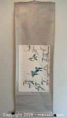 MaxSold Auction: Vintage Chinese Scroll Art: Birds on Branches - Mountain View (California, USA) SELLER MANAGED Estate Sale Online Auction - Clark Avenue