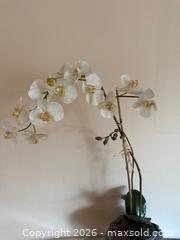 MaxSold Auction: Vintage Faux Orchid in Vase - Mountain View (California, USA) SELLER MANAGED Estate Sale Online Auction - Clark Avenue