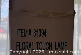 MaxSold Auction: Vintage Floral Touch Lamp. New in Box  - Mountain View (California, USA) SELLER MANAGED Estate Sale Online Auction - Clark Avenue