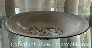 MaxSold Auction: Vintage Handmade Mushroom Bowl - Signed - Mountain View (California, USA) SELLER MANAGED Estate Sale Online Auction - Clark Avenue