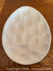 MaxSold Auction: Vintage Italian Ceramic Deviled Egg Platter - Mountain View (California, USA) SELLER MANAGED Estate Sale Online Auction - Clark Avenue