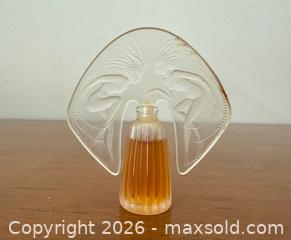 MaxSold Auction: Vintage Lalique Crystal Ondines Parfum Bottle Limited Edition 4.5ml - Mountain View (California, USA) SELLER MANAGED Estate Sale Online Auction - Clark Avenue