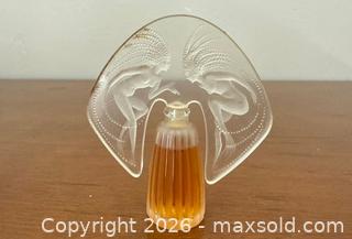 MaxSold Auction: Vintage Lalique Crystal Ondines Parfum Bottle Limited Edition 4.5ml - Mountain View (California, USA) SELLER MANAGED Estate Sale Online Auction - Clark Avenue
