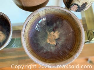 MaxSold Auction: Vintage MCM Iridescent Ceramic Stoneware Cups & Bowls- Signed - Mountain View (California, USA) SELLER MANAGED Estate Sale Online Auction - Clark Avenue