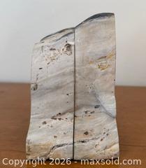 MaxSold Auction: Vintage Petrified Wood Bookends #1 Beautiful! - Mountain View (California, USA) SELLER MANAGED Estate Sale Online Auction - Clark Avenue
