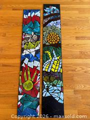 MaxSold Auction: Vintage Stained Glass Mosaic Artwork - Mountain View (California, USA) SELLER MANAGED Estate Sale Online Auction - Clark Avenue