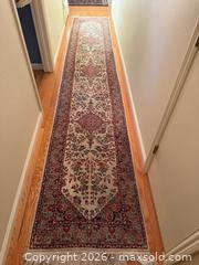 MaxSold Auction: Vintage Wool Persian Rug/Runner (Approx. 14 feet x 30 inch) - Mountain View (California, USA) SELLER MANAGED Estate Sale Online Auction - Clark Avenue