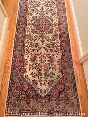 MaxSold Auction: Vintage Wool Persian Rug/Runner (Approx. 14 feet x 30 inch) - Mountain View (California, USA) SELLER MANAGED Estate Sale Online Auction - Clark Avenue