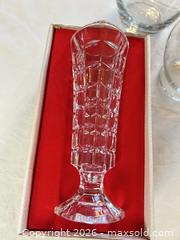 MaxSold Auction: Assorted Cristal d'Arques & Unmarked Glass Bud Vases/Pitchers, 5-8 - Sun City (Arizona, USA) PARTNER MANAGED Estate Sale Online Auction - West Jacaranda Drive