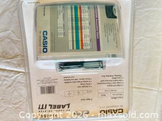 MaxSold Auction: Casio KL-60SR-L Label Maker with Toshiba Power Adapter & USB Mouse - Sun City (Arizona, USA) PARTNER MANAGED Estate Sale Online Auction - West Jacaranda Drive