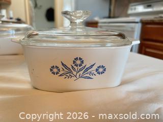 MaxSold Auction: CorningWare casserole & baking dish set with lids and colander - Sun City (Arizona, USA) PARTNER MANAGED Estate Sale Online Auction - West Jacaranda Drive