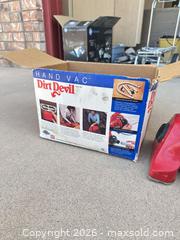 MaxSold Auction: Dirt Devil Handheld Vacuum Model 103, Red, Corded - Sun City (Arizona, USA) PARTNER MANAGED Estate Sale Online Auction - West Jacaranda Drive