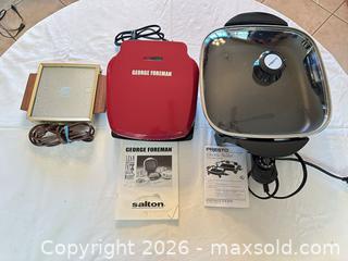 MaxSold Auction: Electric Small Kitchen Appliances: Grill, Skillet & Hot Plate - Sun City (Arizona, USA) PARTNER MANAGED Estate Sale Online Auction - West Jacaranda Drive